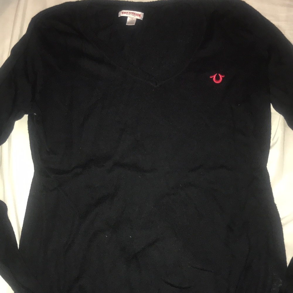 True religion lightweight sweater authentic